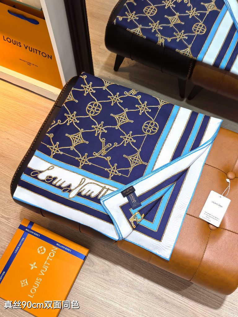 LV Double-Sided Silk Scarf-087