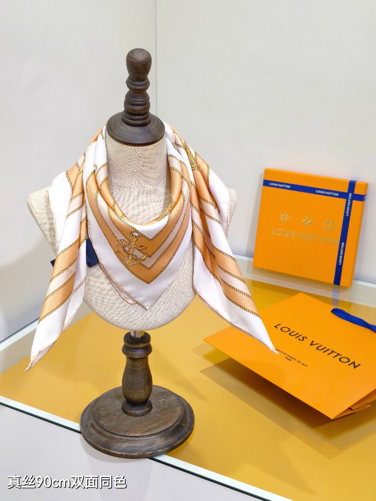 LV Double-Sided Silk Scarf-085