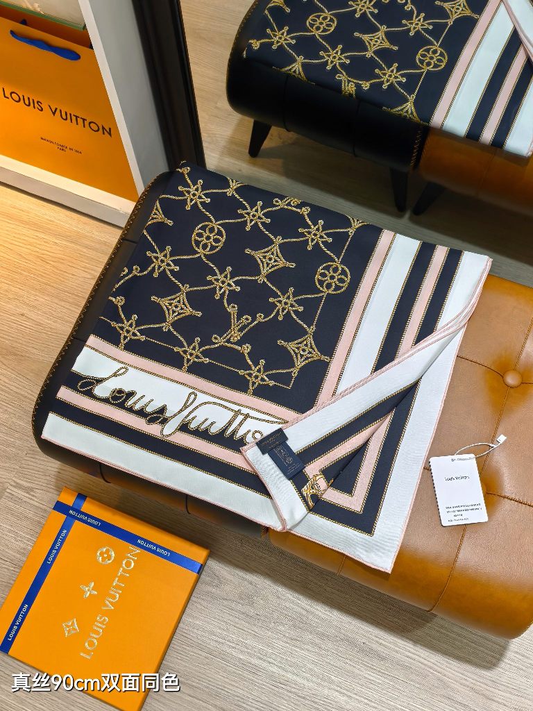 LV Double-Sided Silk Scarf-081