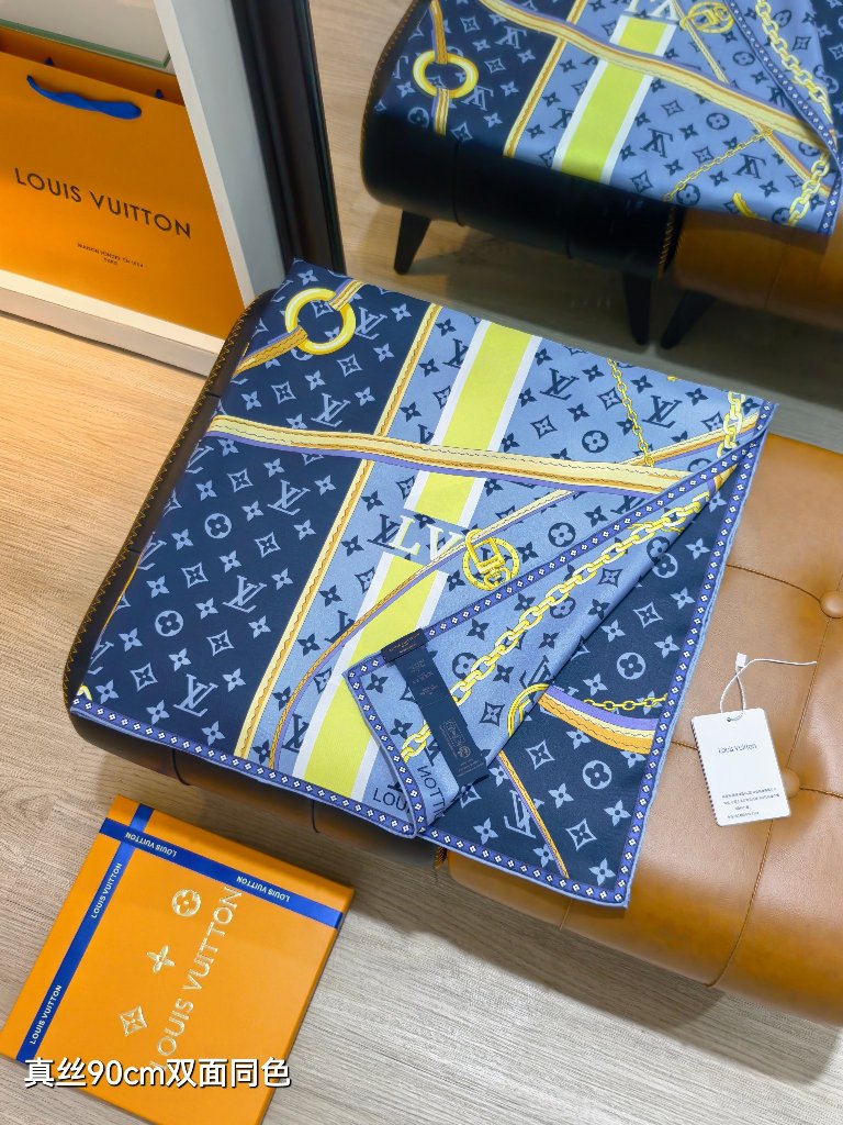 LV Double-Sided Silk Scarf-077