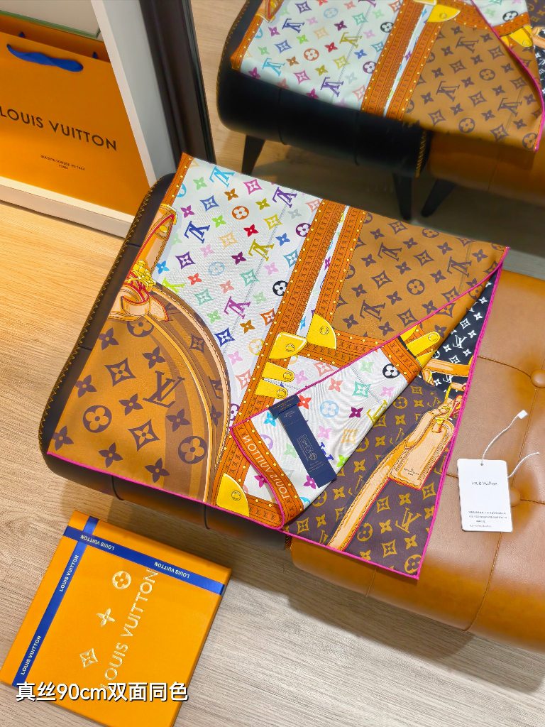 LV Double-Sided Silk Scarf-068