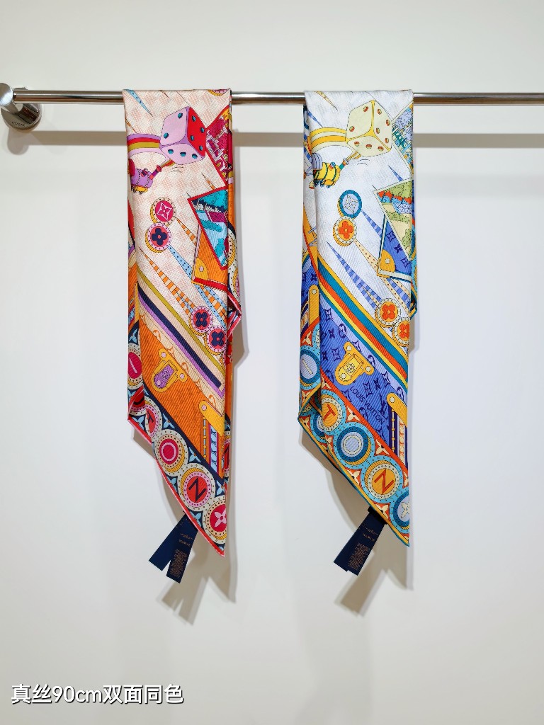 LV Double-Sided Silk Scarf-067