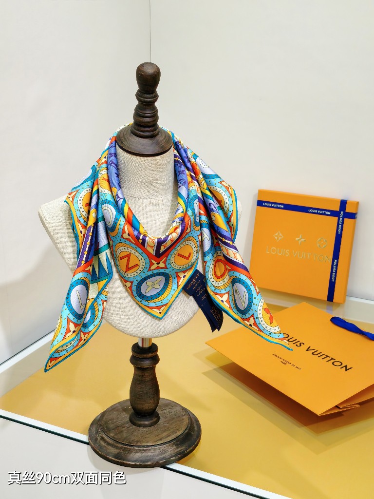 LV Double-Sided Silk Scarf-062