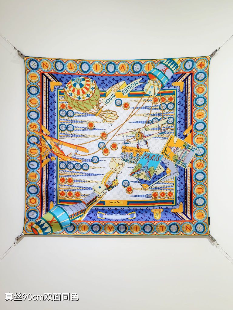 LV Double-Sided Silk Scarf-060