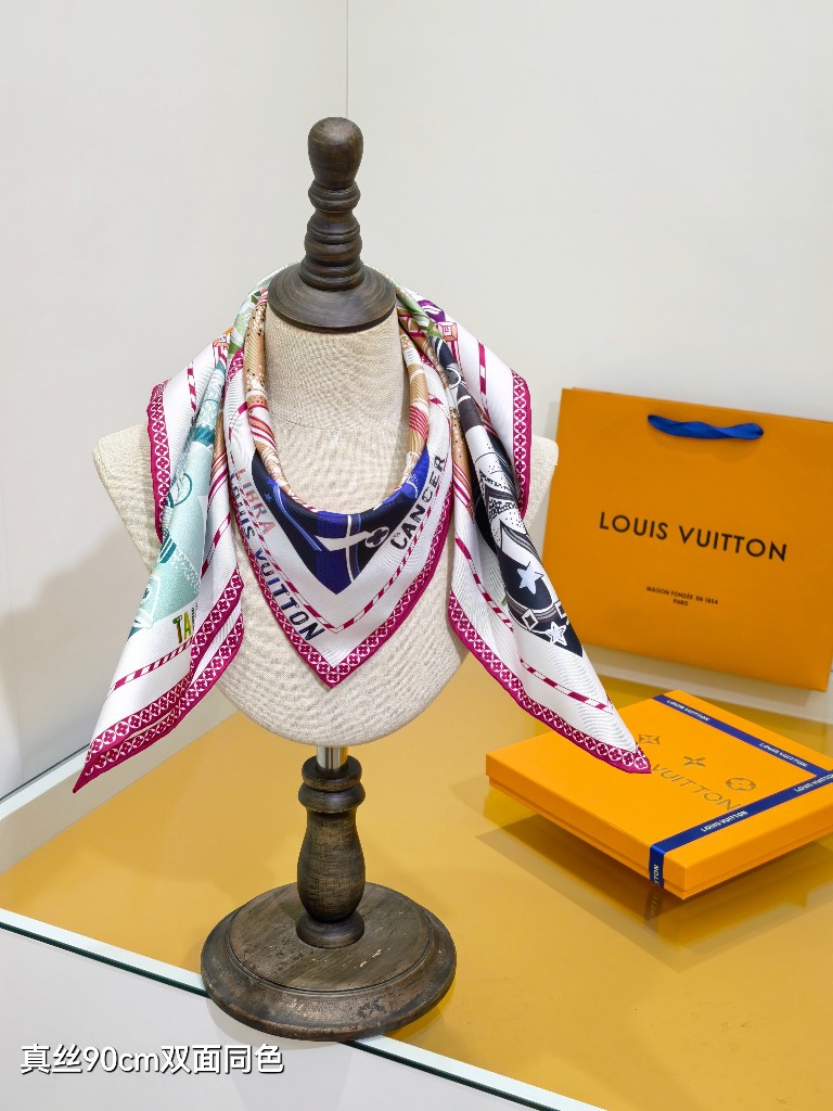 LV Double-Sided Silk Scarf-058