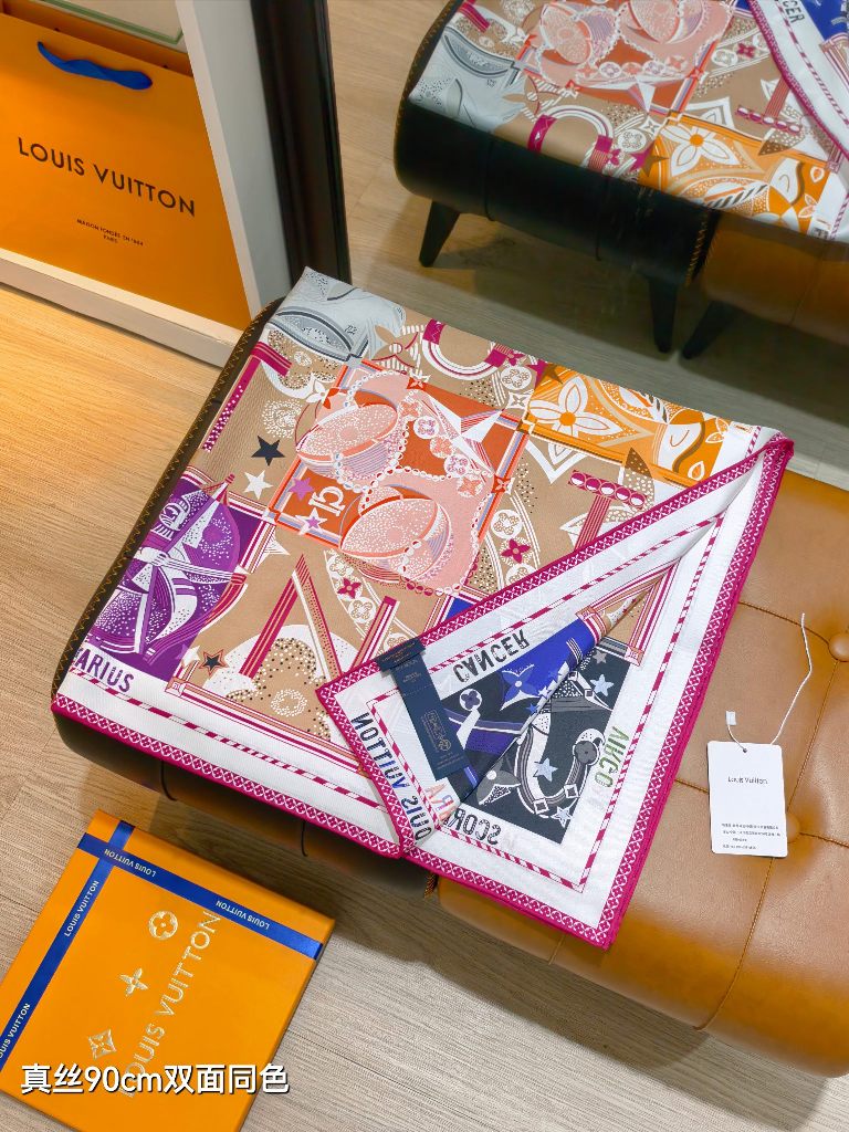 LV Double-Sided Silk Scarf-059