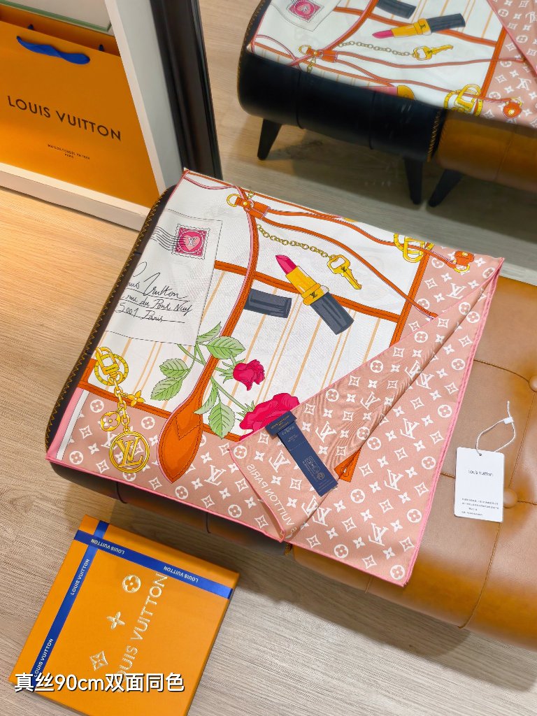 LV Double-Sided Silk Scarf-050