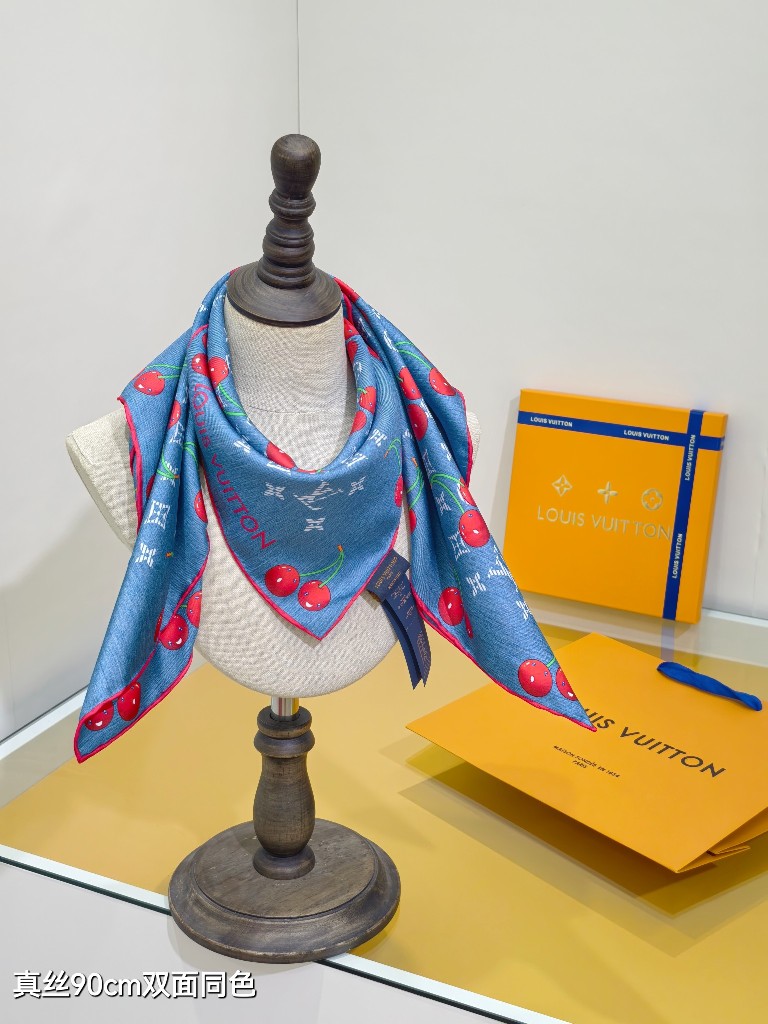 LV Double-Sided Silk Scarf-043