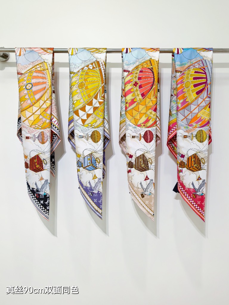 LV Double-Sided Silk Scarf-035