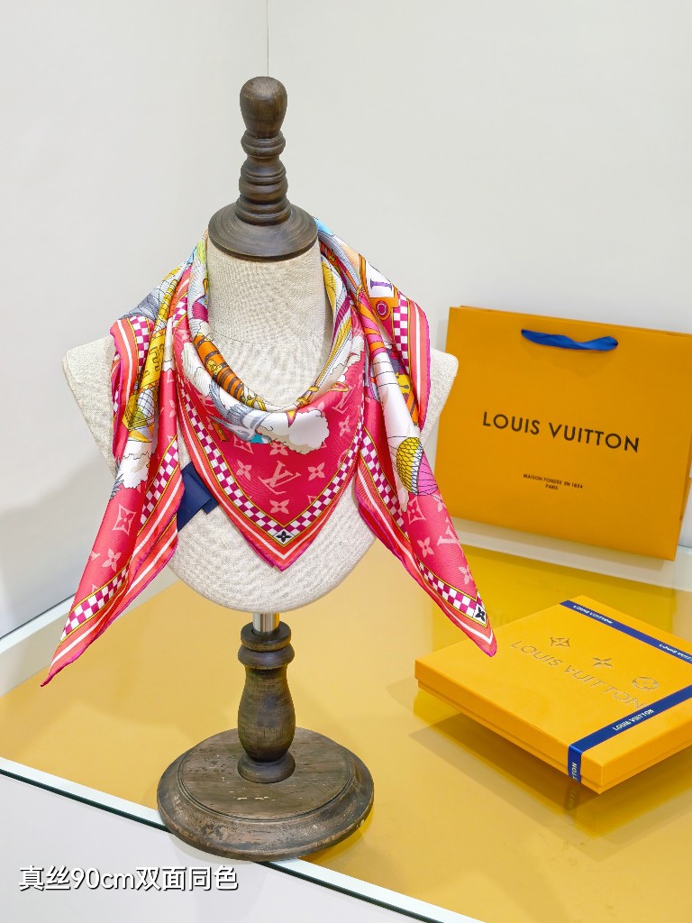 LV Double-Sided Silk Scarf-031