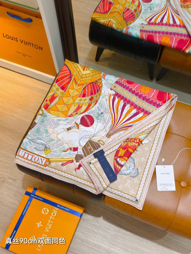 LV Double-Sided Silk Scarf-027