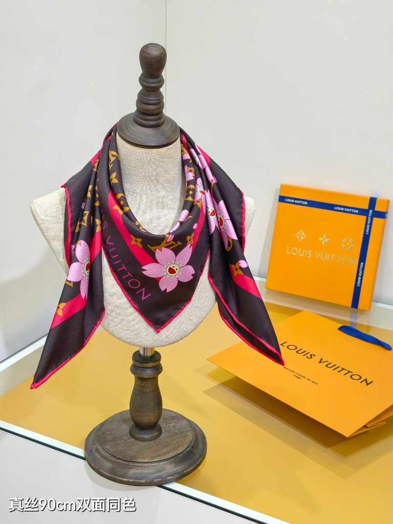 LV Double-Sided Silk Scarf-016
