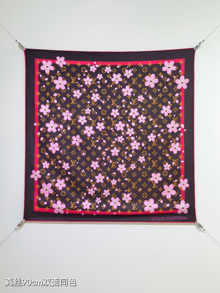 LV Double-Sided Silk Scarf-014