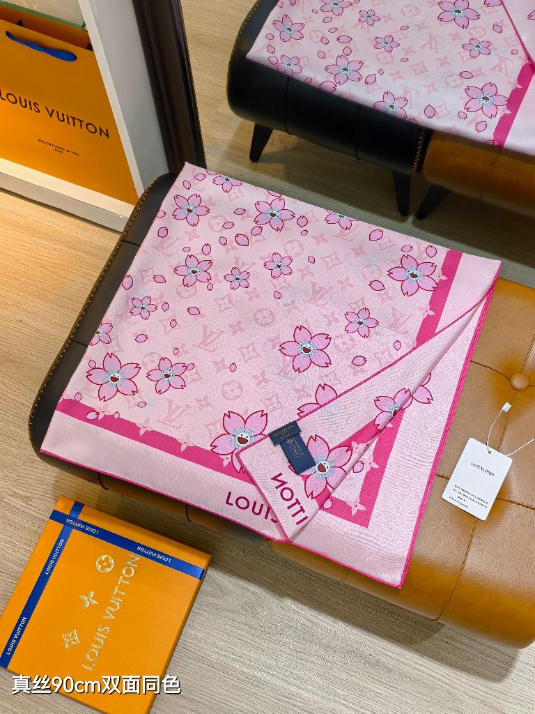 LV Double-Sided Silk Scarf-012