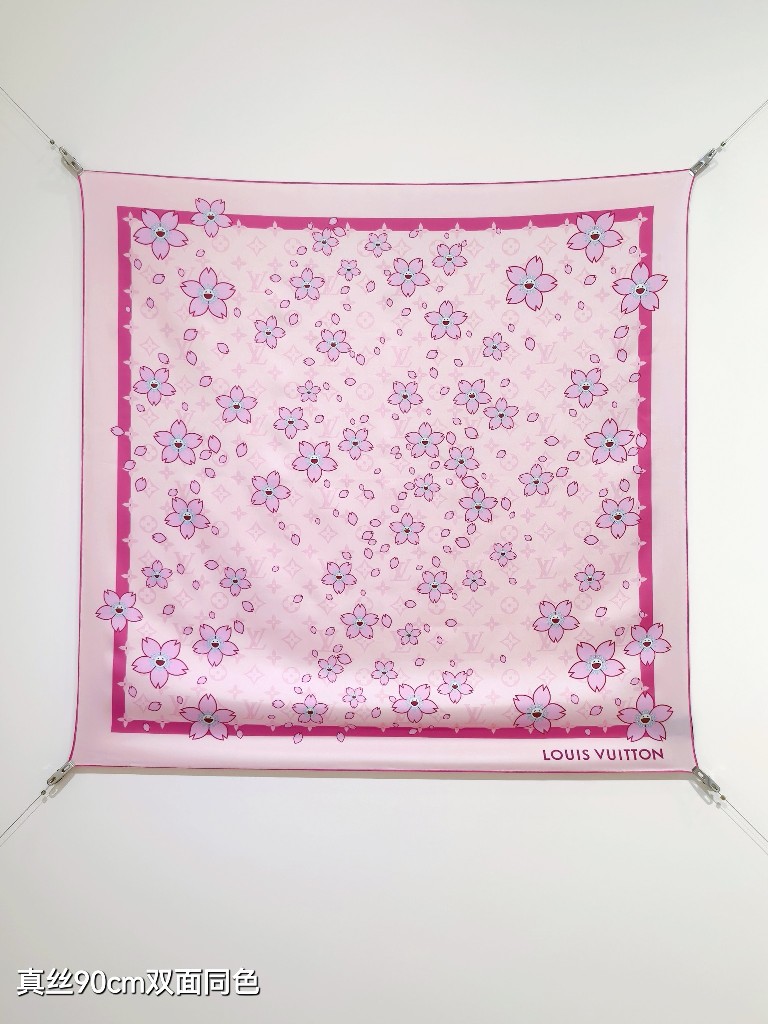 LV Double-Sided Silk Scarf-011