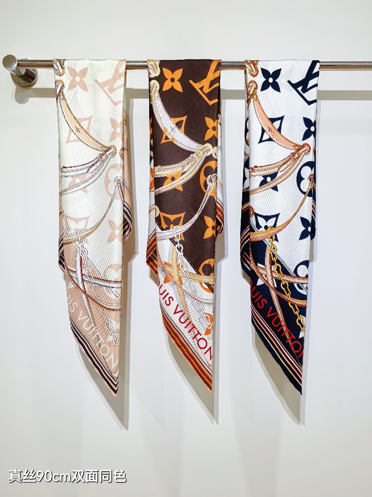 LV Double-Sided Silk Scarf-010