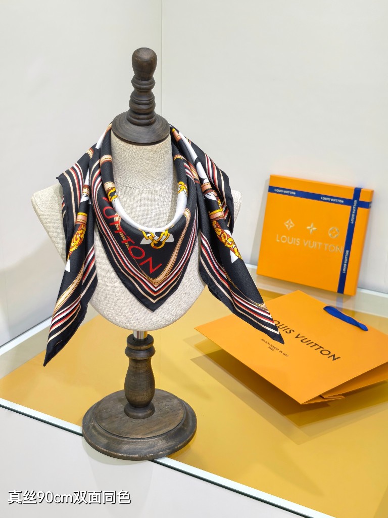 LV Double-Sided Silk Scarf-009