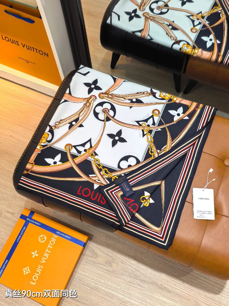 LV Double-Sided Silk Scarf-008