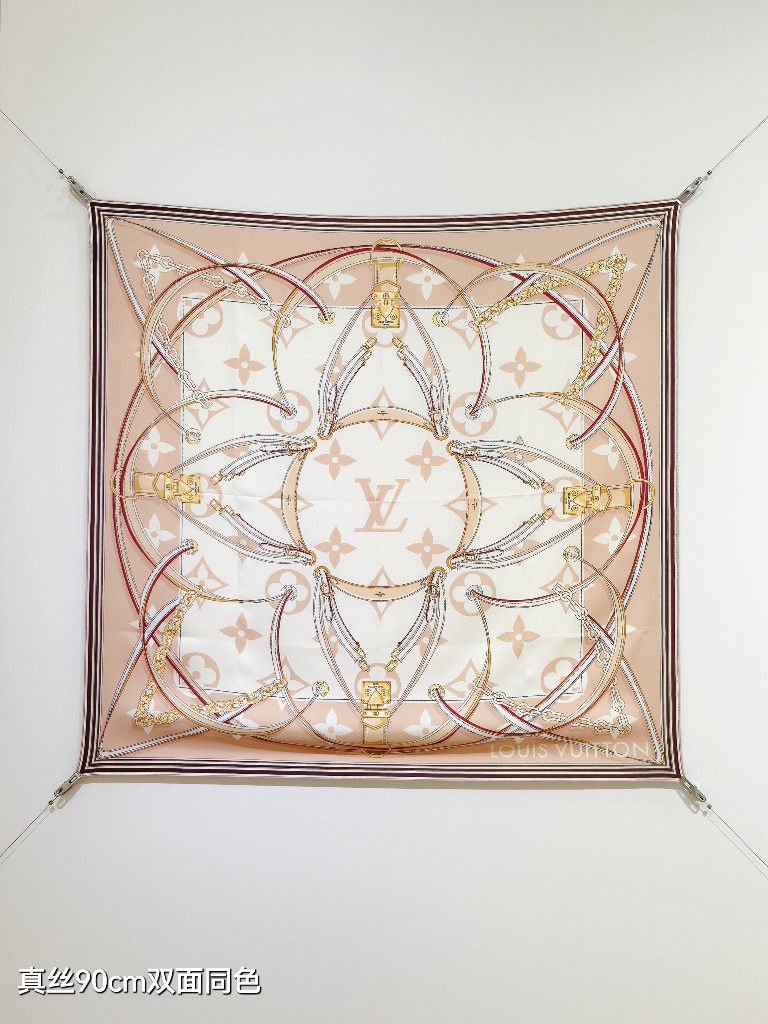 LV Double-Sided Silk Scarf-004