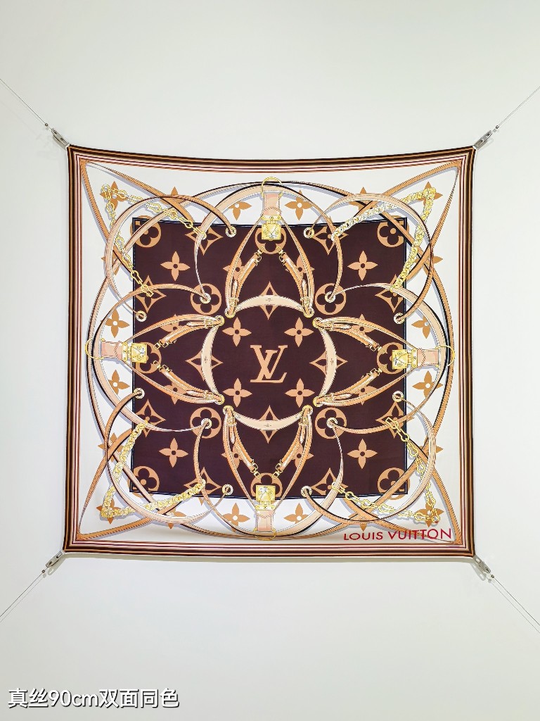 LV Double-Sided Silk Scarf-001