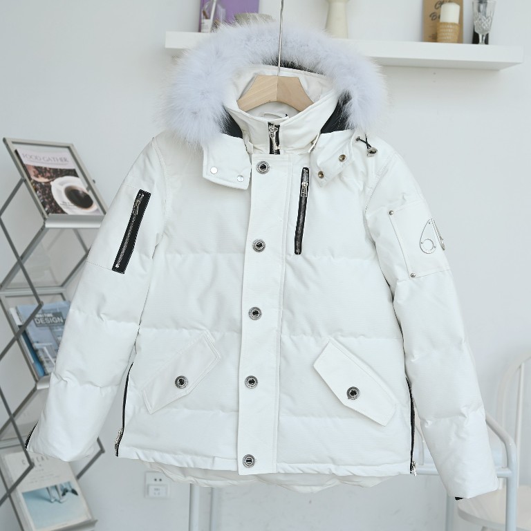 MK Original Shearling Trim Jacket(white)-A1
